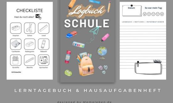 Hausaufgabenheft Grundschule Lerntagebuch Grundschule Logbuch