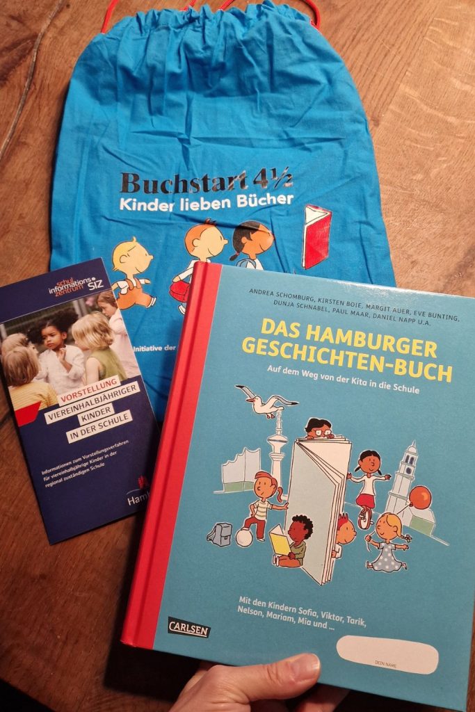 Das Hamburger Geschichten Buch für die Vorstellung 4,5 jähriger Kinder in Grundschule Hamburg